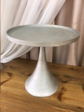 Rental store for CAKE STAND, MODERN 15  RD MEDIUM SILVER in Fairview Heights IL